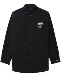 Undercover - Logo-patch Cotton-blend Shirt - Lyst