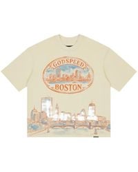 Godspeed - Boston Skyline Graphic-Print T-Shirt - Lyst