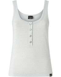 Pinko - Metallic Blend Stylish T-Shirt - Lyst