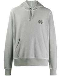 KENZO Embroidered Tiger Hoodie - Gray