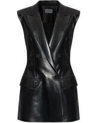 Givenchy - Double-Breasted Sleeveless Jacket - Lyst