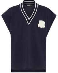 DSquared² - Logo-Embroidered Vest - Lyst