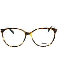 Tous - Tortoiseshell-Effect Oval-Frame Glasses - Lyst