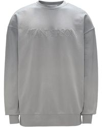 JW Anderson - Logo-Embroidered Gradient-Effect Sweatshirt - Lyst