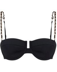 Zimmermann - Roselight Chain-Link Strap Bikini Top - Lyst