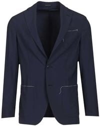 Al Duca d'Aosta - Wool Single-Breasted Blazer - Lyst