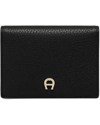 Aigner - Delia Grained Leather Wallet - Lyst