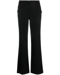Giorgio Armani - Tailored Straight-Leg Wool Trousers - Lyst