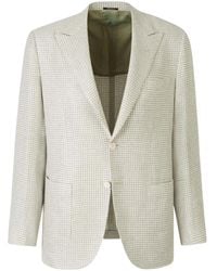 Sartorio Napoli - Houndstooth Blazer - Lyst