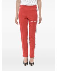 Palm Angels - Logo-Print Side-Stripe Track Pants - Lyst