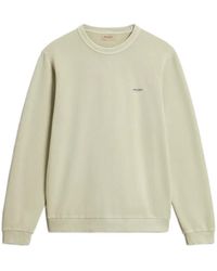 Woolrich - Garment-Dyed Logo-Print Sweater - Lyst
