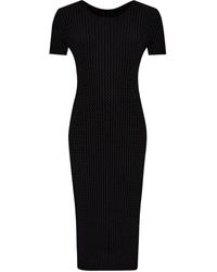 Issey Miyake - ショートスリーブ ドレス - Lyst