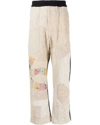 By Walid - Patchwork Design Trousers - Lyst