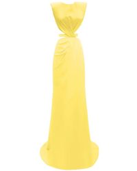 Gemy Maalouf - Cut-Out Twisted-Detail Maxi Dress - Lyst