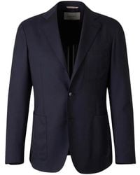 Canali - Patch-Pocket Single-Breasted Blazer - Lyst