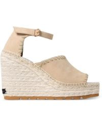 Stella McCartney - Gaia Wedge Sandals - Lyst