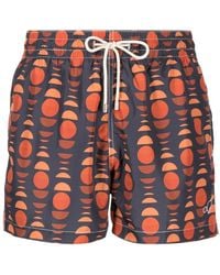ARRELS Barcelona - Graphic-Print Swim Shorts - Lyst