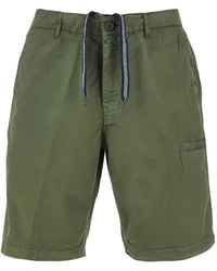 Aspesi - Drawstring Bermuda Shorts - Lyst