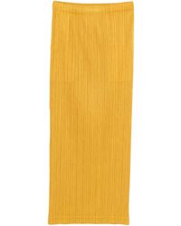Pleats Please Issey Miyake - Pleated Maxi Skirt - Lyst