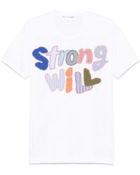 Comme des Garçons - X Fred Perry Strong Will T-Shirt - Lyst