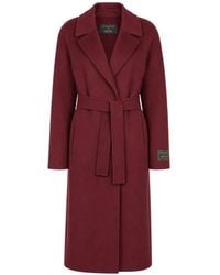 Slowear - Abrigo Con Cinturón Y Manga Raglán - Lyst