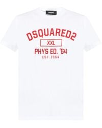 DSquared² - T Shirts En Polos Wit - Lyst