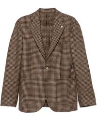 L.B.M. 1911 - Blazer Met Pied-De-Poule Print - Lyst