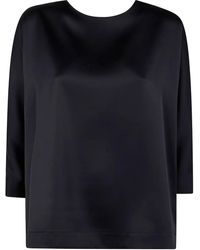 DR. HOPE - Button-Fastening Satin Shirt - Lyst