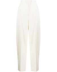 ANOUKI - Wool-Blend Wide-Leg Trousers - Lyst