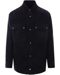 Fendi - Hemdjacke aus Cord - Lyst