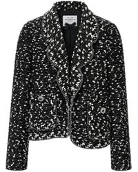 Edward Achour Paris - Mélange-Effect Bouclé Jacket - Lyst
