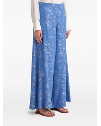 Maliparmi - Ramage-Print Palazzo Pants - Lyst