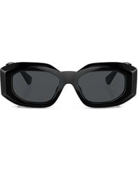 Versace - Sonnenbrille Mit Geometrischem Gestell - Lyst