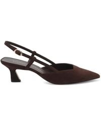 Stuart Weitzman - Vinnie Slingback-Pumps aus Wildleder - Lyst