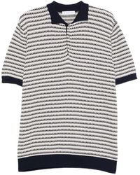 Manuel Ritz - Geometric-Pattern Polo Shirt - Lyst