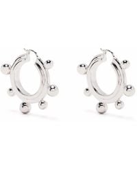 Missoma - Medium Sphere Hoop Earrings - Lyst