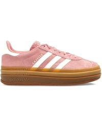 adidas - Baskets Gazelle Bold En Daim À Trois Rayures - Lyst