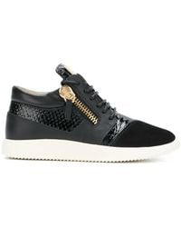 Giuseppe Zanotti - Runner Panelled Sneakers - Lyst