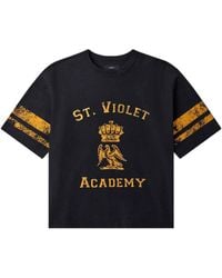 Purple Brand - St. Graphic-Print Jersey T-Shirt - Lyst