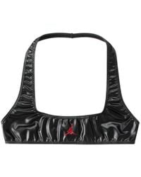 Nike - X Mowalola Halterneck Ruched Bra Top - Lyst