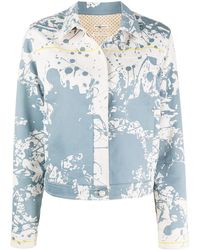 Hermès 2000s pre-owned Cheval Surprise Jeansjacke - Blau