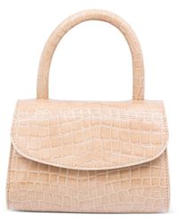 BY FAR - Mini 2.0 Crocodile-Effect Tote Bag - Lyst