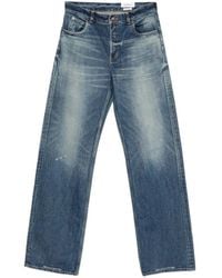 McQueen - Cotton Washed Jeans - Lyst