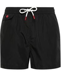 Kiton - Printed Swim Shorts - Lyst