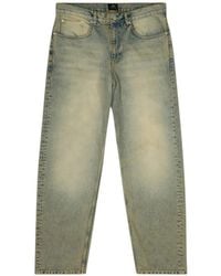 PATTA - Logo-Appliqué Sand-Washed Jeans - Lyst