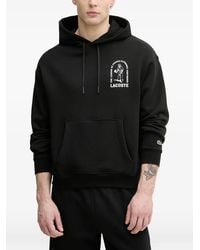 Lacoste - Graphic-Print Hoodie - Lyst