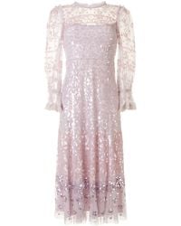 purple sequin dress uk