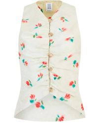 Rosie Assoulin - チューリップジャカード ボタントップ - Lyst
