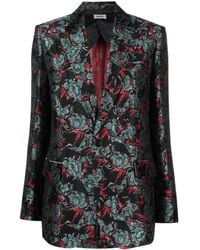 Zadig & Voltaire - Floral-jacquard Single-breasted Blazer - Lyst
