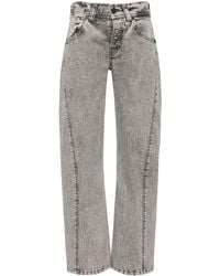 VAQUERA - Low-rise Crooked-seam Jeans - Lyst